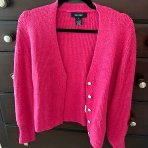 Size Small Karen Kane Pink V Neck Cardigan